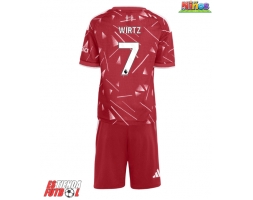 Liverpool Florian Wirtz #7 Primera Equipación Niños 2026-27 Manga Corta (+ Pantalones cortos)